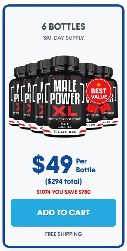 Male Power XL 6 bottles